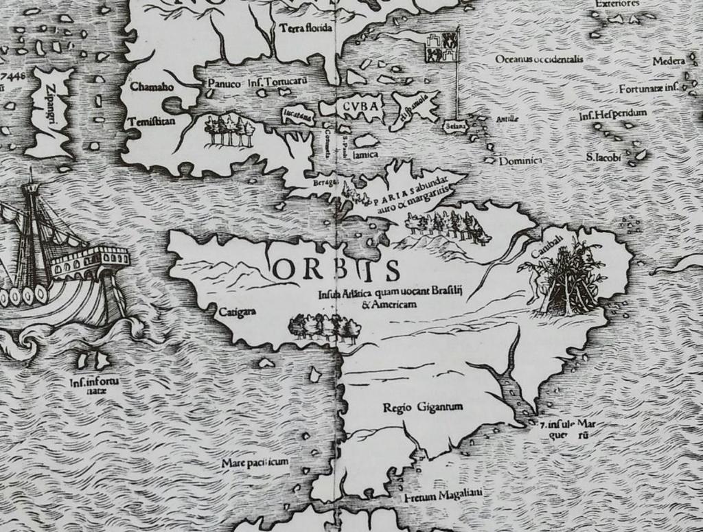 ANTES DE 1549 Mapa Ilha Brasil cosmografia de Tolomeo. Publicação: Roma, 1540 Em 1530 chegou à Bahia Martin Afonso de Sousa com o título de capitão-mor e governador do Brasil.