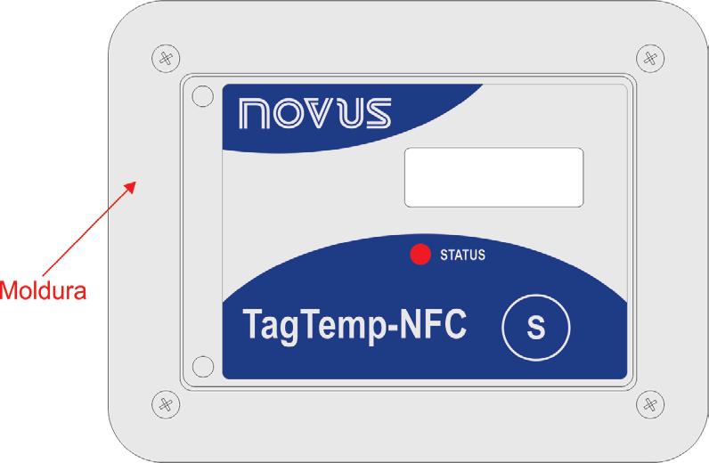 O TagTemp-NFC-LCD possui bateria de lítio de 3,0 V (CR2450), substituível.