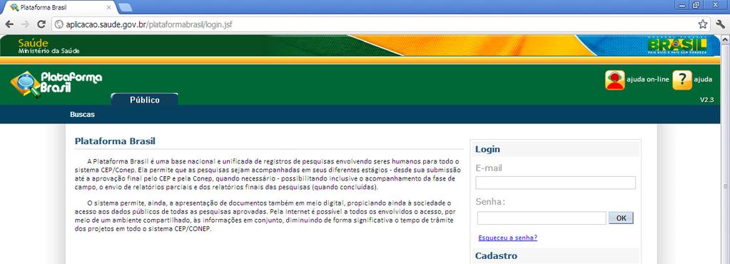 Treinamento oferecida pela CONEP Comissão Nacional de Ética em Pesquisa, realizada dias 11 e 12 de dezembro de 2011.