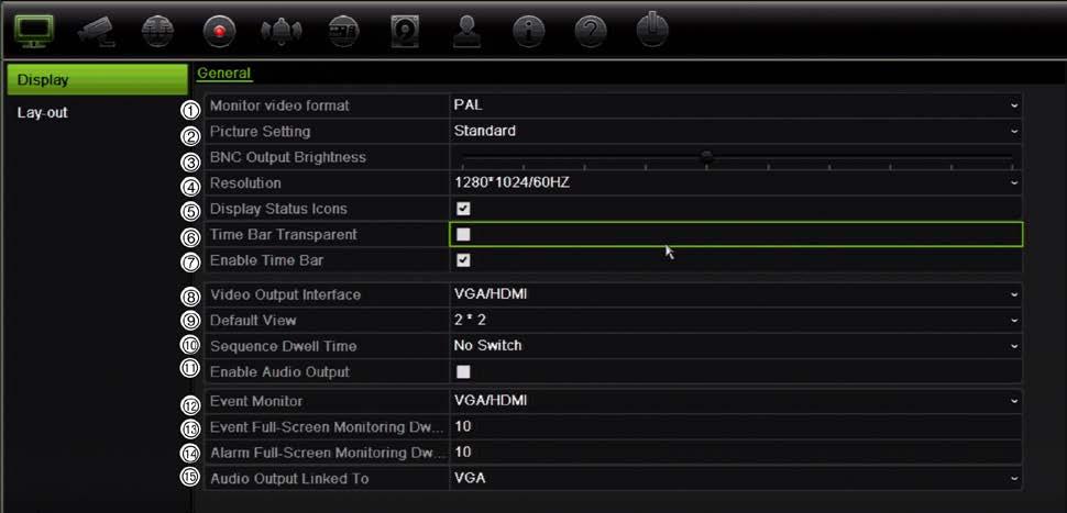 Chapter 9 Definições do visor Utilize o menu Definições do visor para modificar o modo como as imagens da câmara aparecem no ecrã.