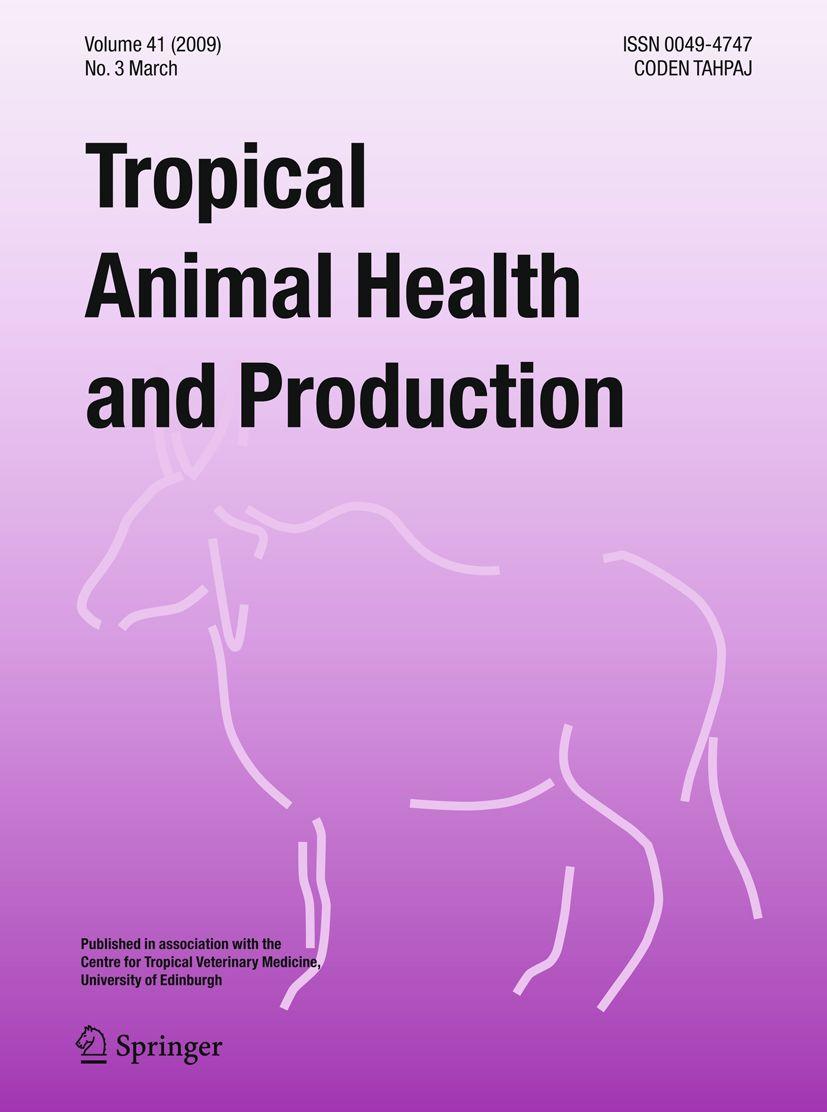 Walter Lilenbaum Tropical Animal Health and Production ISSN 0049-4747 Volume