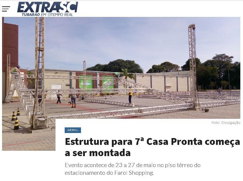 Veículo: Portal Extra SC Data: 14/05/2018 Página: http://extrasc.