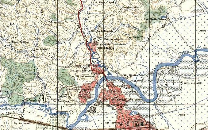 Carta é a representação no plano de uma área geográfica com dimensões médias.