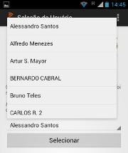 O usuário anterior poderá ser utilizado se tiver credenciais atuais válidas.