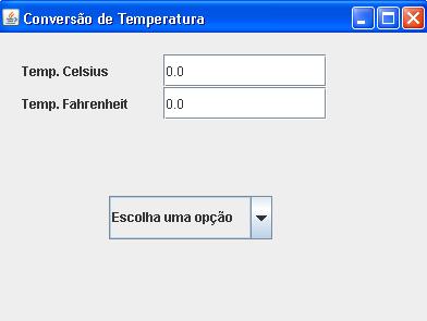 temperaturas (Celsius Fahrenheit e Fahrenheit