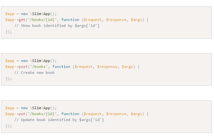 23 tendo em vista que implementa as funções básicas do HTTP GET, POST, DELETE, PUT entre outras (SlimFramework, 2016).