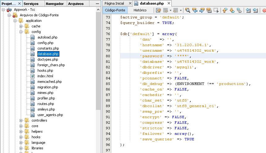 47 Fonte: do autor Inicialmente o projeto foi desenvolvido todo em ambiente local, utilizando o XAMPP como servidor de arquivos e de banco de dados, porém posteriormente surgiu a necessidade de