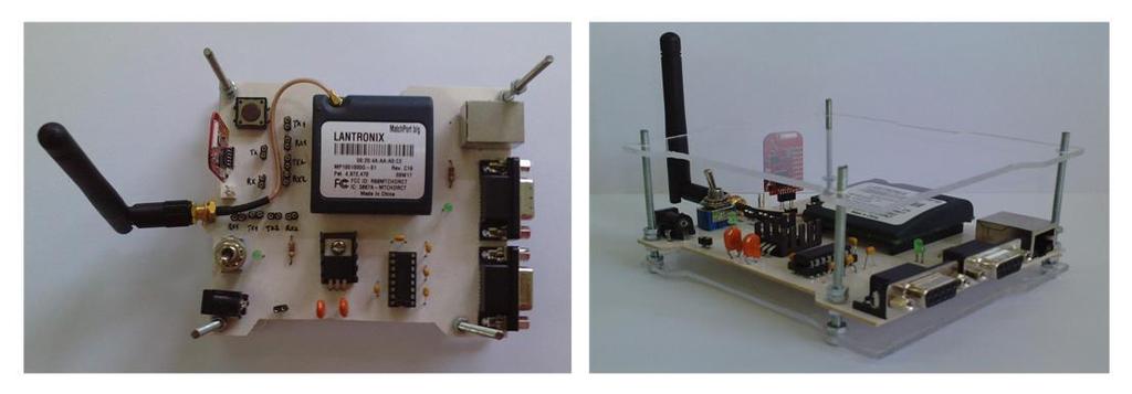 MÓDULO ACCESS-POINT (1/2) Módulo Wi-Fi modelo Lantronix matchport b/g Conector RJ45 para ligação