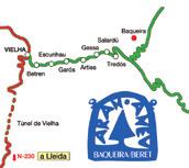 Fila transportadora 7 29 36 6 Fundo 2.5101.500 m. 1 20 5 7 localização: No Valle de Arán, província de Lleida. DOMÍNIO ESQUIÁVEL: 1.922 Ha com 78 pistas e 120 km de percurso.