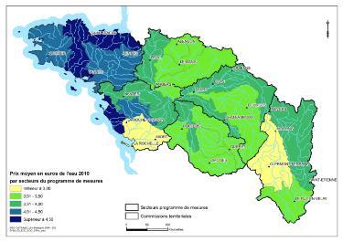 Financiamento da gestão da água na Região Hidrográfica Loire-Bretagne Preço