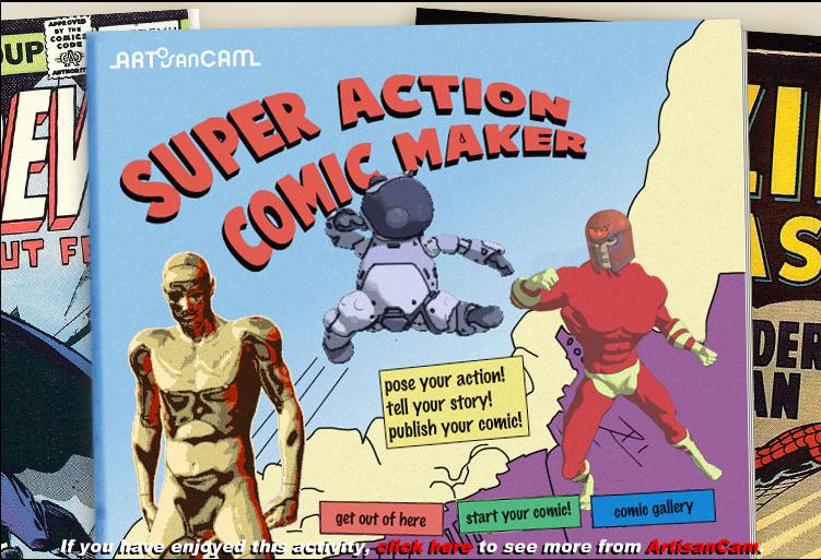 Manual e Guia de Utilização e Exploração do Super Action Comic Maker 1.