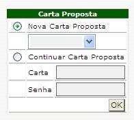 TUTORIAL PARA PREENCHIMENTO DA CARTA PROPOSTA 1 Acesse o link para o encaminhamento da proposta.