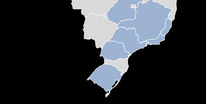 país e metade de toda a carga importada e exportada pelo Brasil 67,9 % PIB (1) População (1) 56,1 % Carga Transportada pela