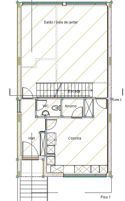 TERM 118 3.264 Prima para fechar o contorno da laje. 3.265 Prima em Plana no menu flutuante Lajes.