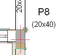 TERM 125 3.290 Passa-se agora à alteração das características da parede na zona do pilar. Prima no menu Elementos> Muros e divisões> Editar.