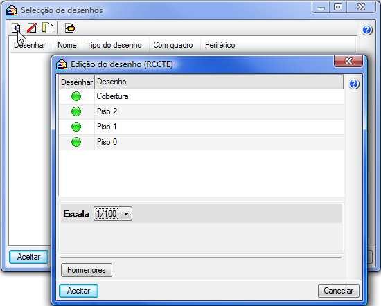 TERM 194 3.467 Qualquer listagem pode ser impressa directamente para a um periférico ou exportada para ficheiro (formato TXT, HTML, PDF, RTF e DOCX). 3.2.9.4. Desenhos Prima em Arquivo> Imprimir> Desenhos da obra, ou no ícone.