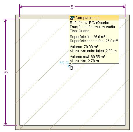 Neste exemplo introduz-se o soalho. Fig. 4.