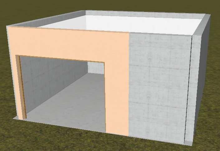 TERM 302 Para a envolvente exterior do piso abaixo da rasante serão definidas duas tipologias distintas: Muro de cave constituído por uma parede de betão para as fachadas que estão enterradas.