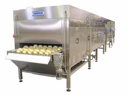 Equipos por contrapresión para cocción y pasteurización En los hornos para los tratamientos térmicos con vapor por contrapresión la excepcional rapidez y