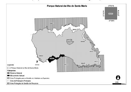 Anexo II Cartas (a que se refere o n.º 1 do artigo 3.º) Anexo III Limites das categorias do Parque Natural da Ilha de Santa Maria (a que se refere o n.º 2 do artigo 3.