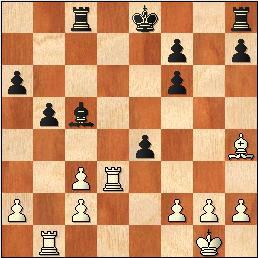 xf5 c8 1-0 Rigato com o Ataque Trompowski tenta vencer Fleck. Já no apuro do tempo Sérgio comete um erro 31. f3? e Fleck aproveita com um brilhante arremate tático.