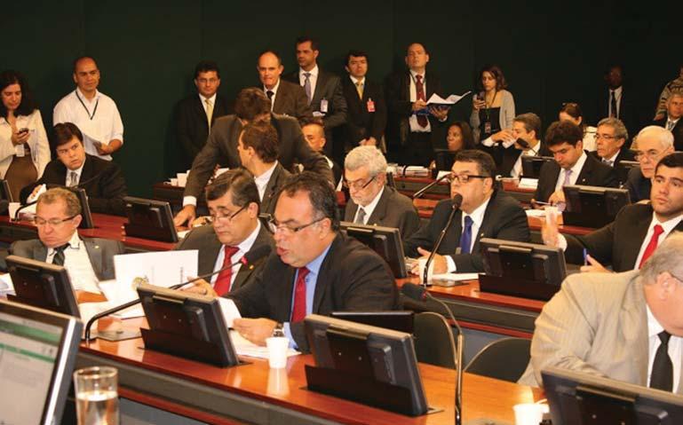 André Vargas, após a votação do PL na Comissão de Finanças na Câmara Apr provação do PL nº 4.