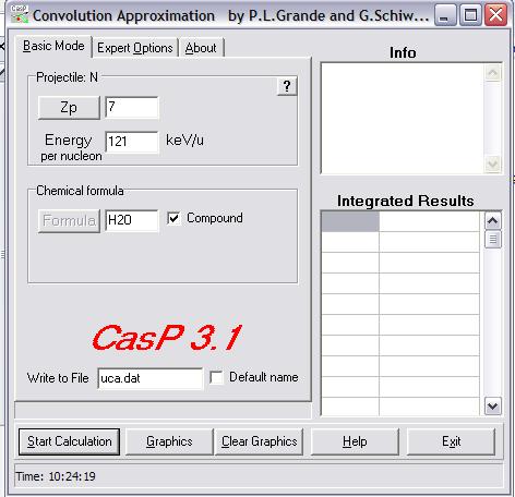 Programas 132 B.2 CasP O programa CasP (Convolution approximation for swift Particles) versão 3.1, desenvolvido por P.L. Grande e G.