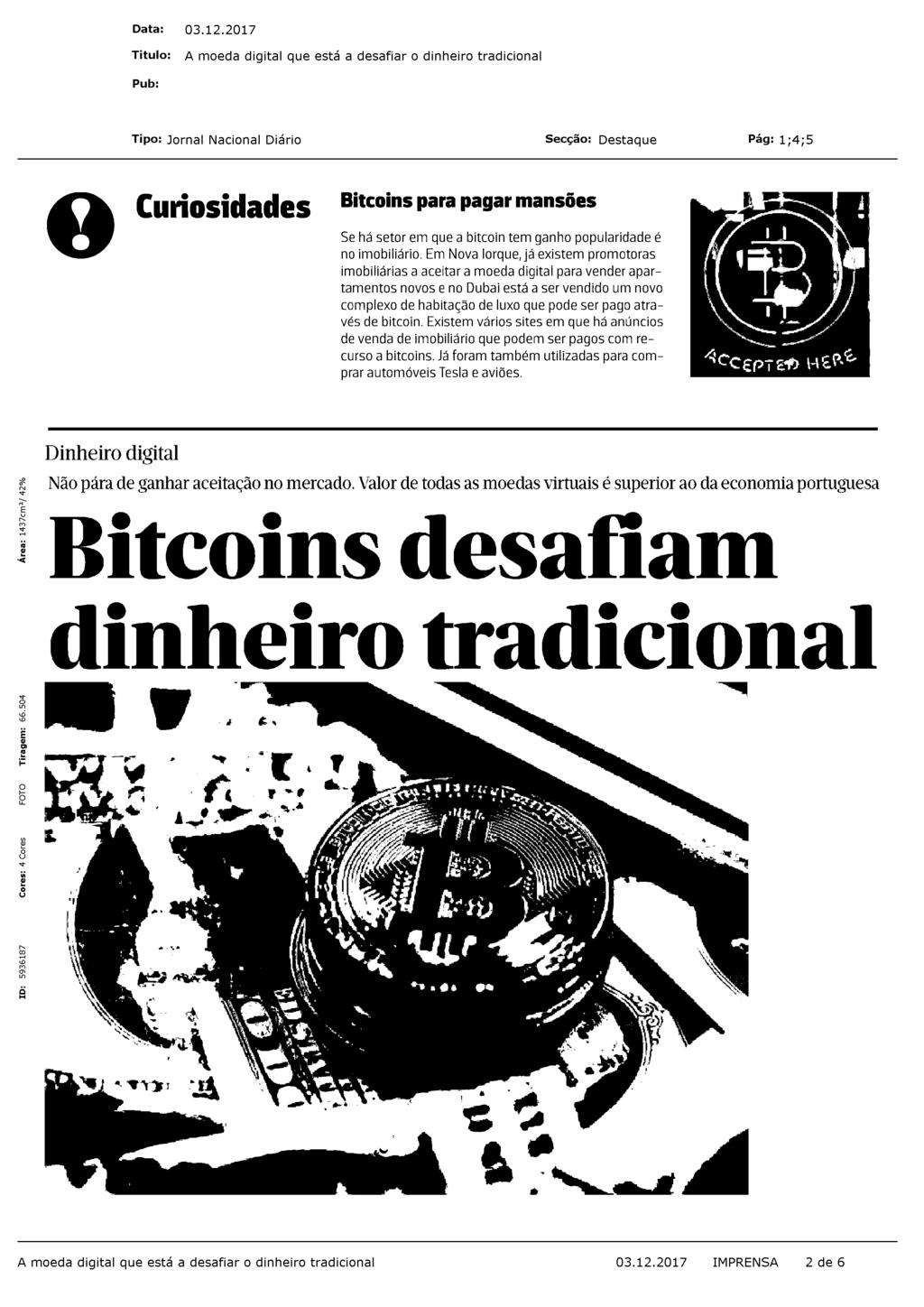 Curiosidades Bitcoins para pagar mansões Se há setor em que a bitcoin tem ganho