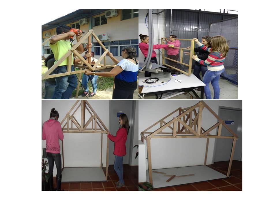Na Figura 3 apresenta o protótipo que esta sendo construído no laboratório da UNIJUI Câmpus Panambi pelas alunas de ensino médio da E.E.E.M.