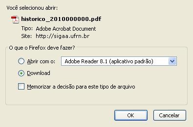 De volta à tela das Solicitações Pendentes, clique em para visualizar as orientações de matrículas anteriores do discente.