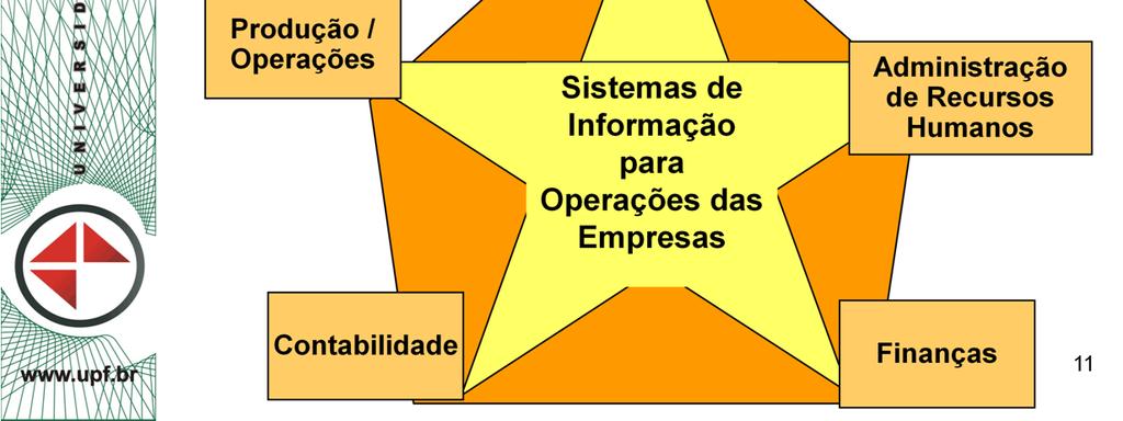 Os sistemas de informação podem ser agrupados em categorias de funções; entretanto, na realidade, os sistemas de informação são geralmente amálgamas integradas de sistemas de informação funcionais.