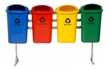 30 Para que a empresa possa realizar a segregação dos resíduos, estão espalhados por toda a empresa coletores seletivos coloridos, conforme a Figura 4, de acordo com suas características, além de que