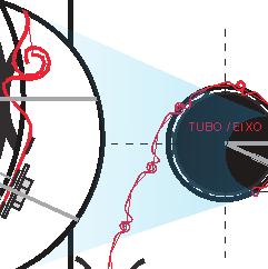 TUBO/EIXO 80 ~ 100 PARAFUSOS FAZER ROSCA NO CORPO DO TUBO 80 ~ 100 PARAFUSOS TUBO / EIXO TUBO / EIXO 1º