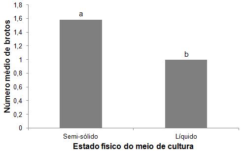 25 Figura 2: Número médio de brotos de marmeleiro MC cultivado por 60 dias em meio de cultura semi-sólido ou líquido e diferentes vedações dos frascos. UFPel, Pelotas, 2011.