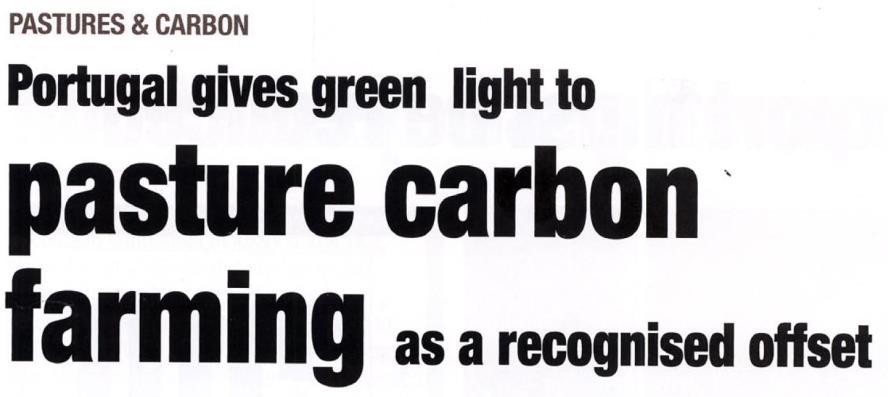 O papel da gestão agrícola nos compromissos de Kyoto Portugal e o Protocolo de Quioto: permitido um aumento de 27% no limite das emissões face aos valores de 1990 3.