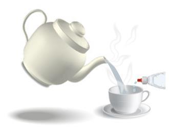 2 (Unesp 2012) Clarice clcu em uma xícara 50 ml de café a 80 C, 100 ml de leite a 50 C e, para cuidar de sua frma física, adçu cm 2 ml de adçante líquid a 20 C.