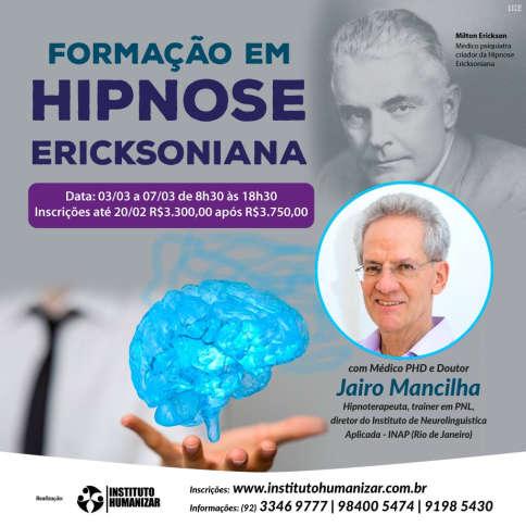 FORMAÇÃO EM HIPNOSE ERICKSONIANA Apresentação: Criado em 1993, no Rio de Janeiro, o INAp (Instituto de Neurolinguística Aplicada) oferece cursos de formação e capacitação em Programação