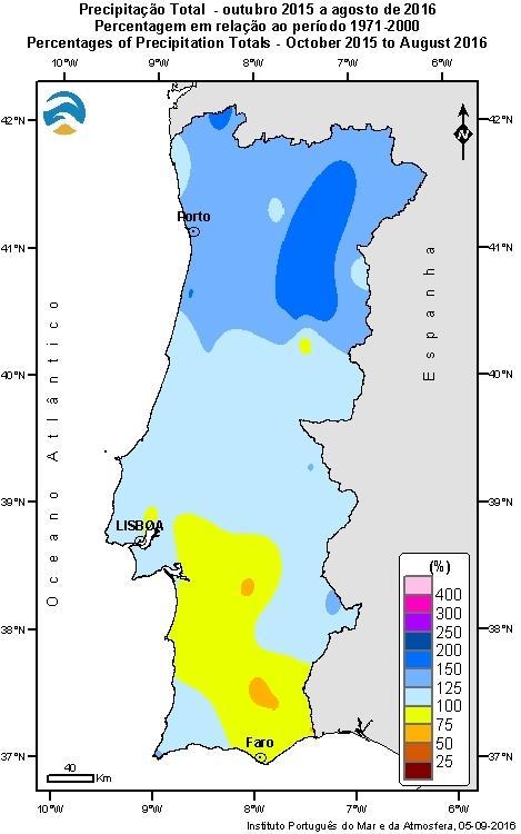 Corvo e 174 % em Pinhão (Figura 3 dir.).