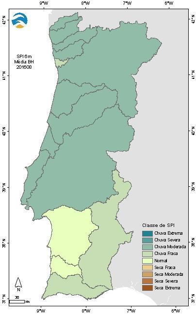 2.2 ÍNDICE DE SECA SPI O índice SPI (Standardized Precipitation Index- Índice padronizado de precipitação) quantifica o déficit ou o excesso de precipitação em diferentes escalas temporais, que