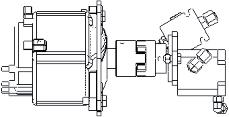 Visão geral do Diagrama Hidráulico do DeltaForce Dreno de caixa Alimentação a partir do trator Retorno ao trator Kit de alternador 729160 *Necessário apenas ao