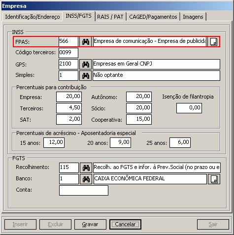 15- Cadastro de Grau de Instrução Disponível opção para cadastrar o grau de instrução que será utilizado no cadastro de