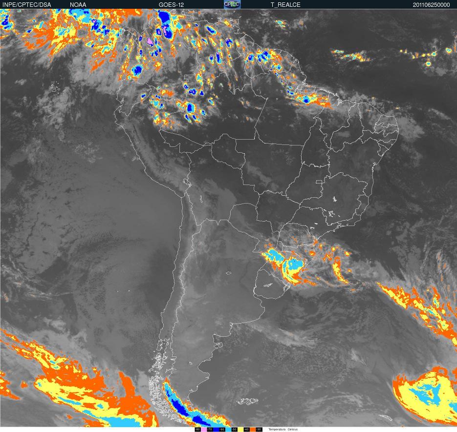 Mas apesar da sua dissipação a atmosfera na porção norte do estado permaneceu bastante instável, com o céu bastante nublado.