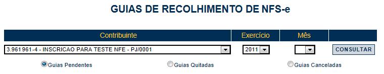 Nota Fiscal de Serviços Eletrônica NFS-e Versão do Manual: 5.16 pág. 128 12.1.3.