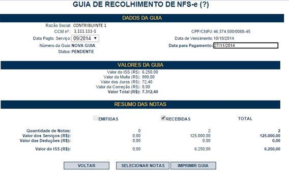 Nota Fiscal de Serviços Eletrônica NFS-e Versão do Manual: 5.16 pág.