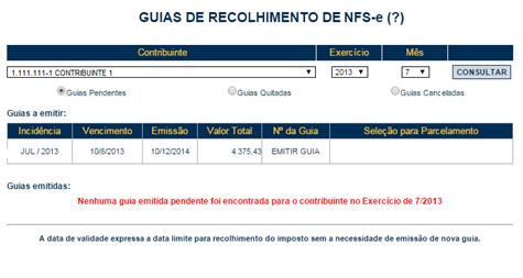 Nota Fiscal de Serviços Eletrônica NFS-e Versão do Manual: 5.16 pág. 132 12.1.4.