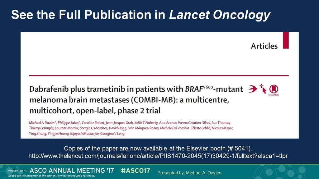 See the Full Publication in Lancet Oncology