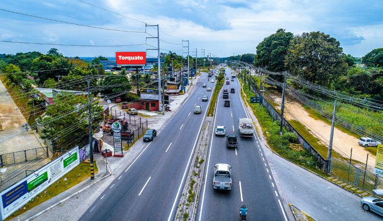 a cidade, recebe o tráfego da Zona mais populosa da cidade que é a Zona