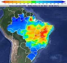 Fonte: Inmet /Sisdagro Figura 6 Média diária do armazenamento