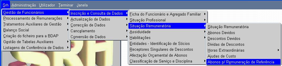 4.1.2 Abonos para Remuneração de Referência Os meses a considerar para o cálculo da Remuneração