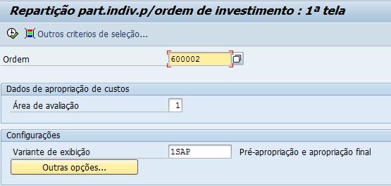 Desenho da Solução Proposta Vá na transação